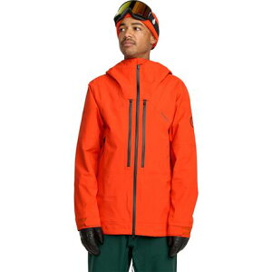 (���) �{���R�� �����Y �K�C�h �S�A �v�� �V�F�� �W���P�b�g - �����Y Volcom men Anyox Guide Gore Pro Shell Jacket - Men's Orange Shock