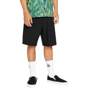 (���) �{���R�� �����Y �t���b�L�� �N���X �V�����b�h 20�C���` �V���[�g - 2023 - �����Y Volcom men Frickin Cross Shred 20in Short - 2023 - Men's Black
