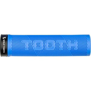 (���) �E���t�g�D�[�X�R���|�[�l���c �E���t �g�D�[�X ���b�N-�I�� �G�R�[ �O���b�v Wolf Tooth Components Wolf Tooth Lock-On Echo Grip Blue Grip/Black Collar