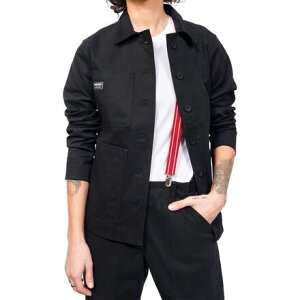(���) �U �G�b�Z���V���� ���[�e�B���e�B �W���P�b�g Wildfang The Essential Utility Jacket Black