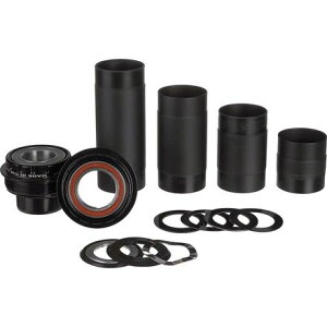 (���) �z�C�[��Mfg T47 �A�Ctpbp^dp �{�g�� �u���P�b�g - �A���M�����[ �R���^�N�g Wheels Mfg T47 Outboard Bottom Bracket - Angular Contact Black