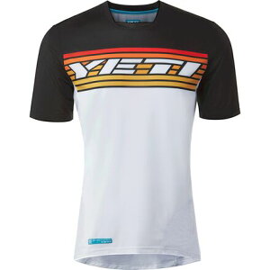 (���) �C�G�e�B�T�C�N���Y �����Y �G���f���[�� �V���[�g�X���[�u �W���[�W - �����Y Yeti Cycles men Enduro Short-Sleeve Jersey - Men's Black Stripe
