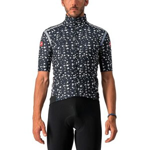 (���) �J�X�e�� �����Y �K�o ���[�X �W���[�W - �����Y Castelli men Gabba RoS Jersey - Men's Savile Blue/Light Gray/Micro Flowers