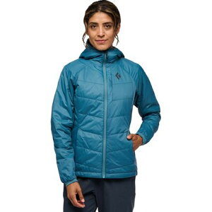 (���) �u���b�N�_�C�������h ���f�B�[�X �\�����[�V���� �u�[�f�B - �E�B�����Y Black Diamond women Solution Hoodie - Women's Creek Blue