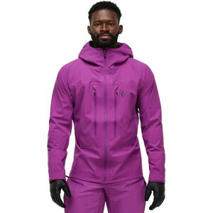 (���) �u���b�N�_�C�������h �����Y �h�[�� �p�g���[�� �n�C�u���b�g �V�F�� - �����Y Black Diamond men Dawn Patrol Hybrid Shell - Men's Piton Purple