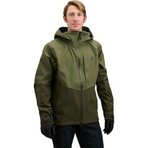 (���) �u���b�N�_�C�������h �����Y ���[�R�� �X�g���b�` �X�L�[ �V�F�� - �����Y Black Diamond men Recon Stretch Ski Shell - Men's Tundra/Dark Moss