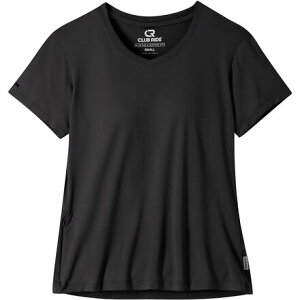 (���) �N���u���C�h�A�p���� ���f�B�[�X �X�p�C�A �e�b�N T-�V���c - �E�B�����Y Club Ride Apparel women Spire Tech T-Shirt - Women's Black2