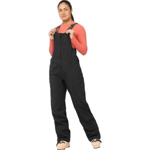 (���) �T������ ���f�B�[�X ���[�� �p�g���[�� �S�A-�e�b�N�X �r�u - �E�B�����Y Salomon women Moon Patrol GORE-TEX Bib - Women's Deep Black
