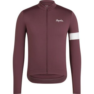 (���) ���t�@ �����Y �R�A �T�[�}�� �����O �X���[�u �W���[�W - �����Y Rapha men Core Thermal Long Sleeve Jersey - Men's Huckleberry/White Alyssum