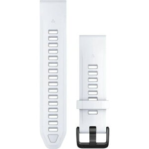 (���) �K�[�~�� �N�C�b�N�h���C �V���R�[�� �X�|�[�c �E�H�b�` �o���h Garmin QuickFit Silicone Sport Watch Band Whitestone