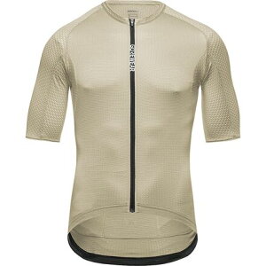 (���) �S�A�E�F�A �����Y �X�s���V�t�g �u���[�Y �W���[�W - �����Y GOREWEAR men SPINSHIFT Breathe Jersey - Men's Tech Beige