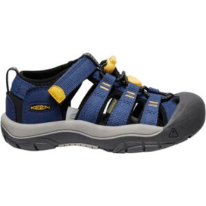(���) �L�[�� ���g���L�b�Y �j���[�|�[�g �G�C�`�c�[ �T���_�� - ���g�� �L�b�Y KEEN little kids Newport H2 Sandal - Little Kids' Naval Academy_Keen Yellow