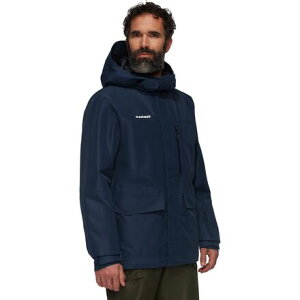 (���) �}���[�g �����Y �t�H�[�� ���C�� HS �T�[�� �t�[�f�b�g �W���P�b�g - �����Y Mammut men Fall Line HS Thermo Hooded Jacket - Men's Marine