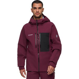(���) �}���[�g �����Y �X�g�[�j�[ HS �t�[�f�b�g �W���P�b�g - �����Y Mammut men Stoney HS Hooded Jacket - Men's Vin_Black