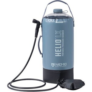 (���) �w���I Lx �v���b�V���[ �V�����[ NEMO Equipment Inc. Helio LX Pressure Shower Fortress_Silt_Black