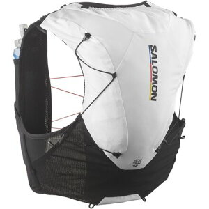 (���) �T������ ADV �X�L�� 12L ���[�X �t���b�O �n�C�h���[�V���� �p�b�N Salomon ADV Skin 12L Race Flag Hydration Pack Black_White