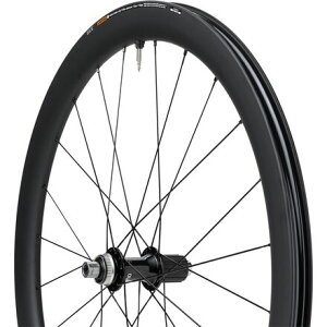 (���) �V�}�m 105 WH-RS710 C46 �J�[�{�� ���[�h �z�C�[�� - �`���[�u���X Shimano 105 WH-RS710 C46 Carbon Road Wheel - Tubeless Black