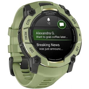 (���) �K�[�~�� �C���X�e�B���N�g 3 �X�|�[�c �E�H�b�` Garmin Instinct 3 AMOLED Sport Watch Fern Green