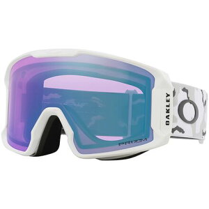 (���) �I�[�N���[ ���C�� �}�C�i�[ �G�� �v���Y�� �S�[�O���Y Oakley Line Miner L Prizm Goggles White Camo_Prizm Iced Irid