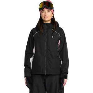 (���) �{���R�� ���f�B�[�X �X�g�[�� �X���[�N�V���[ 20K �W���P�b�g - �E�B�����Y Volcom women Stone Smokeshow 20K Jacket - Women's Black