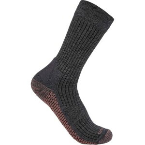 (���) �����Y �t�H�[�X �O���b�h �V���Z�e�B�b�N-�����m �E�[�� �\�b�N - �����Y Carhartt Gloves men Force Grid Synthetic-Merino Wool BlendCrew Sock - Men's Carbon Heather