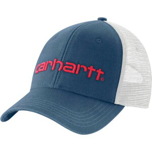 (���) �J�[�n�[�g �L�����o�X ���b�V��-�o�b�N ���S �O���t�B�b�N �L���b�v Carhartt Canvas Mesh-Back Logo Graphic Cap Deep Ocean