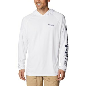 (���) �R�����r�A �����Y �^�[�~�i�� �^�b�N�� �v���I�[�o�[ �u�[�f�B - �����Y Columbia men Terminal Tackle Pullover Hoodie - Men's White/Nightshade Logo