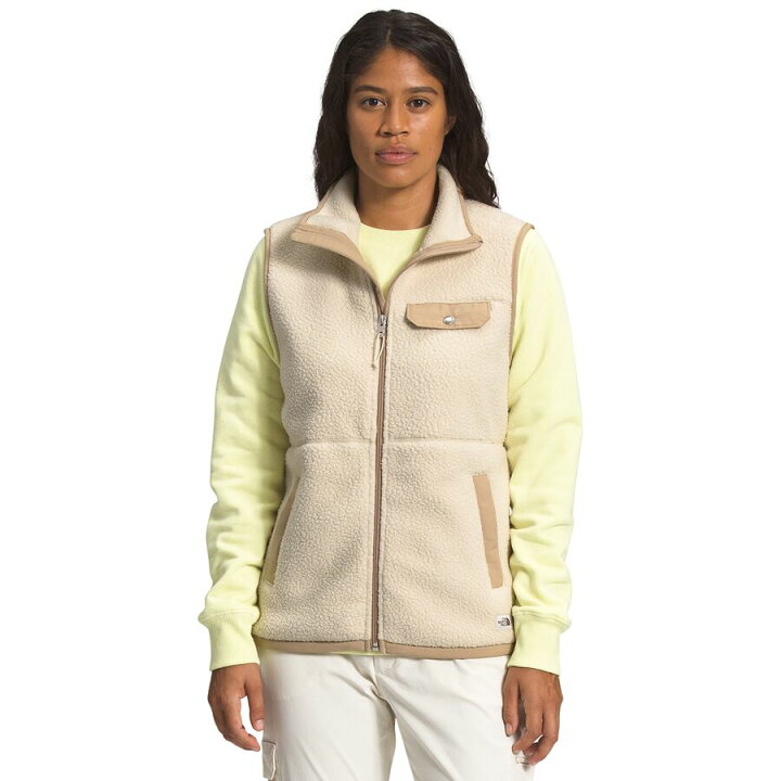 楽天市場 取寄 ノースフェイス レディース クラグモント フリース ベスト ウィメンズ The North Face Women S Cragmont Fleece Vest Women S Bleached Sand Hawthorne Khaki ジェットラグ楽天市場店