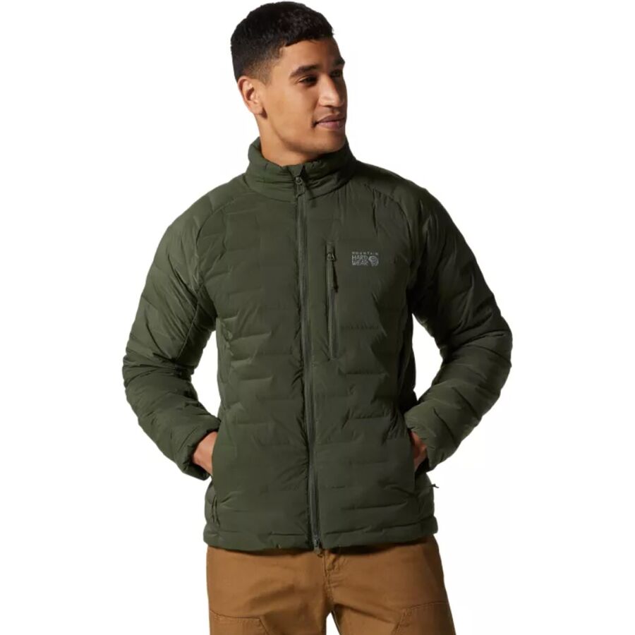 (取寄)マウンテンハードウェア ジャケット - メンズ Mountain Hardwear StretchDown Jacket - Men's  Surplus Green | ジェットラグ楽天市場店