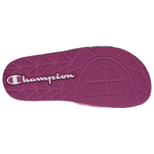 (取寄)チャンピオン レディース シューズ タイ ダイ スライド Champion Women's Shoes Tie Dye Slide  Purple Orange Blue | ジェットラグ楽天市場店
