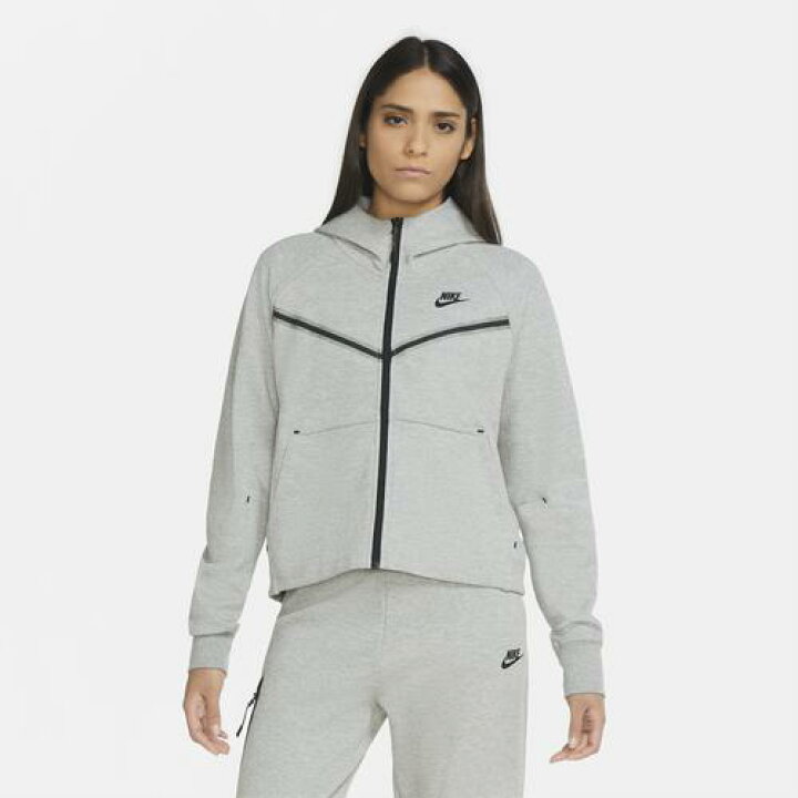 楽天市場 取寄 ナイキ レディース Nsw テック フリース Wr Fz フーディ Nike Women S Nsw Tech Fleece Wr Fz Hoodie Dark Grey Heather Black ジェットラグ楽天市場店
