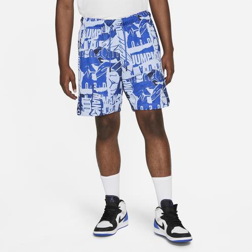 JORDAN ジョーダン パンツ ファッション ブランド 取寄 公式ショップ メンズ エッセンシャル メッシュ オール オーバー プリント Essential Print Aluminum 海外輸入 Jordan ショーツ Men's White Mesh Over All Shorts