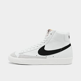 (取寄) ナイキ スニーカー ブレーザー ミッド 77 ビンテージ カジュアル シューズ 大きいサイズ Nike Blazer Mid '77 Vintage Casual Shoes white/black BQ6806_100