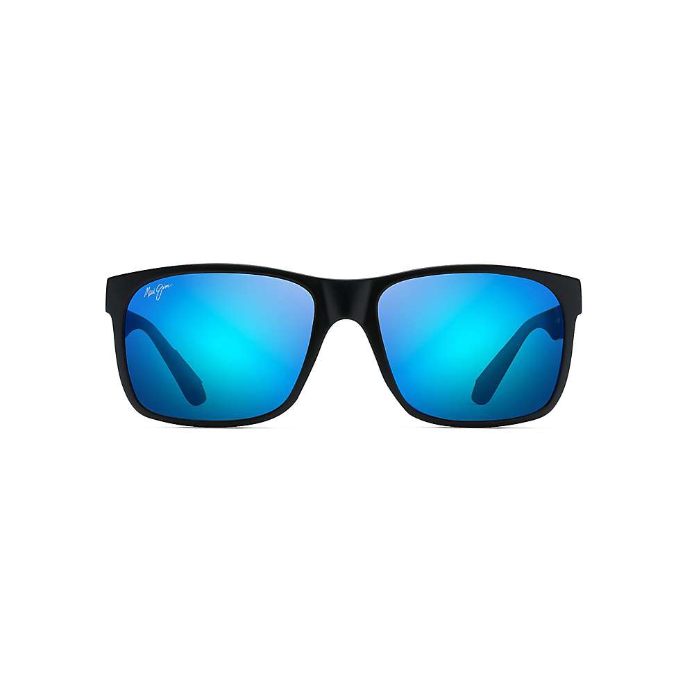 【SALE／80%OFF】 (取寄) マウイ ジム レッド サンド リーダー サングラス Maui Jim Maui Jim Red Sands Reader Sunglasses Matte Black   Blue Hawaii