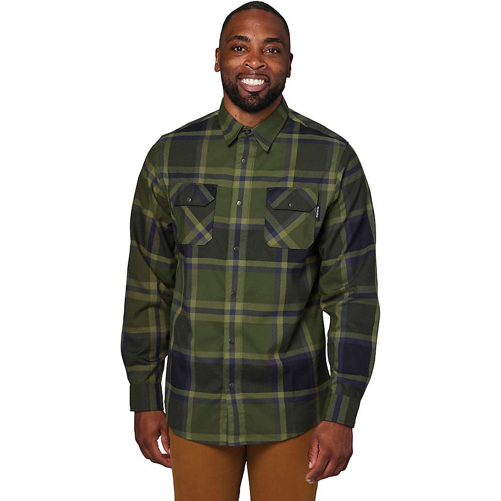 (取寄) フライロー メンズ ハンドルバー テック フランネル シャツ Flylow Flylow Men´s Handlebar Tech Flannel Shirt Pine / Night Plaid
