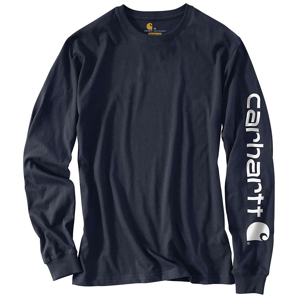(取寄) カーハート メンズ シグニチャー スリーブ ロング スリーブ T-シャツ Carhartt Carhartt Men´s Signature Sleeve Long Sleeve T-Shirt Navy