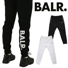 BALR. ボーラー スウェットパンツ メンズ 日本限定 ブラック ホワイト ジョガーパンツ 細め バックプリント ロゴ Qシリーズ スリム クラシック スウェットパンツ JP Q-Series Slim Classic Bl Sweatpants