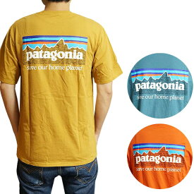 PATAGONIA パタゴニア Tシャツ メンズ P6 ミッション オーガニック 半袖Tシャツ ロゴ 半袖 大きいサイズ 薄手 ブランド オシャレ かっこいい 送料無料 37529 Patagonia Men's P-6 Mission Organic Tee