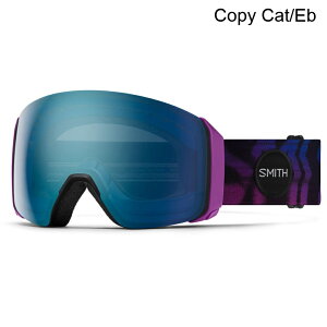 (���) �X�~�X 4D MAG XL �N���}�|�b�v �X�m�[�S�[�O�� �����Y�v���e�N�^�[�t�� - ���[�u���b�W�t�B�b�g smith 4D MAG XL ChromaPop Snow Goggles with Lens Protector - Low-Bridge Fit