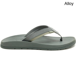 (���) �`���R ���[�_�E�����U�[�T���_�� - �����Y chaco Lowdown Leather Flip-Flops - Men's