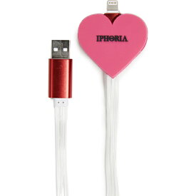 Iphoria Pink Heart Lightning iPhone Cable アイフォリア ピンク ハート ライトニング iPhone ケーブル Pink 送料無料
