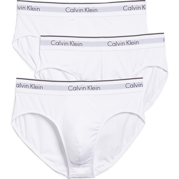 Calvin Klein Underwear カルバンクライン 品揃え豊富で ブリーフ メンズ アンダーウェア 専門店では パンツ 下着 男性下着 3枚セット 男性 ギフト インナー ブランド 3 Stretch 送料無料 マイクロファイバー ストレッチ Briefs Microfiber Pack 白 3枚組セット White 無地 Men's ホワイト