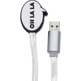 iPhone 携帯ケーブル アイフォリア ライトニングケーブル Iphoria Speech Bubble Lightning Cable スピーチ バブル Black/White 送料無料