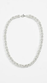 (取寄) シャシ チェイン ネックレス SHASHI Byzantine Chain Necklace silver