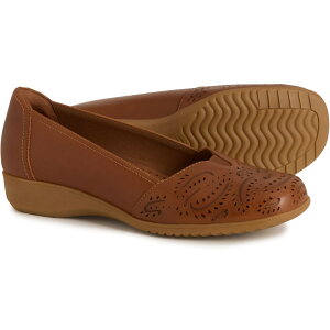 (���) �R�u �q�� ���f�B�[�X ���[�W�[ �X���b�|�� �~�j �E�F�b�W �V���[�Y Cobb Hill women Rozie Slip-On Mini Wedge Shoes (For Women) Dark Natural