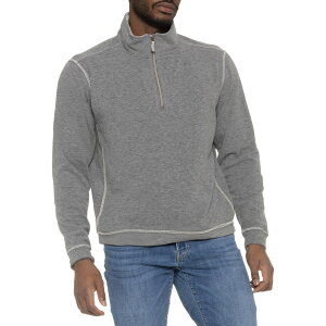 (���) ���Z�~�e �V���c - �W�b�v �l�b�N, �����O �X���[�u True Grit Yosemite Shirt - Zip Neck, Long Sleeve Grey