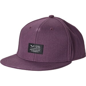 (���) �T���� �v�G�c �L�����o�X �t���b�c �x�[�X�{�[�� �L���b�v Salewa Puez Canvas Flat Baseball Cap Dark Purple