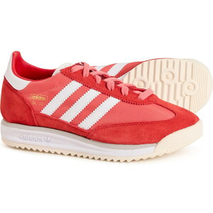 (���) �A�f�B�_�X �{�[�C�Y Sl 72 �����j���O �V���[�Y - ���U�[ adidas Boys SL 72 Running Shoes - Leather Preloved Scarlet
