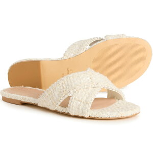 (���) �X�`���A�[�g ���C�c�}�� ���f�B�[�X ���[�U �p�[�� �X���C�h �T���_�� Stuart Weitzman women Roza Pearl Slide Sandals (For Women) Cream