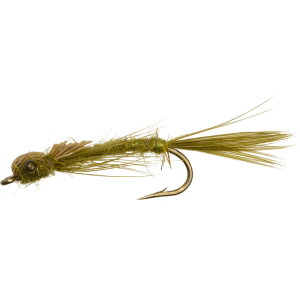 (���) �A���v�J �f�C���e�B �_���Z�� �j���t �t���C - �_�Y�� UMPQUA Dainty Damsel Nymph Fly - Dozen Olive